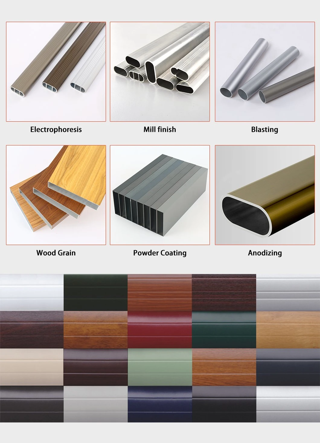 High Quality Long Lifespan Aluminium Extruded Profilefor for Window Door