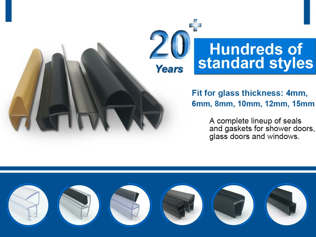 PVC Plastic Gasket Strips Door Seal Extruded Profile