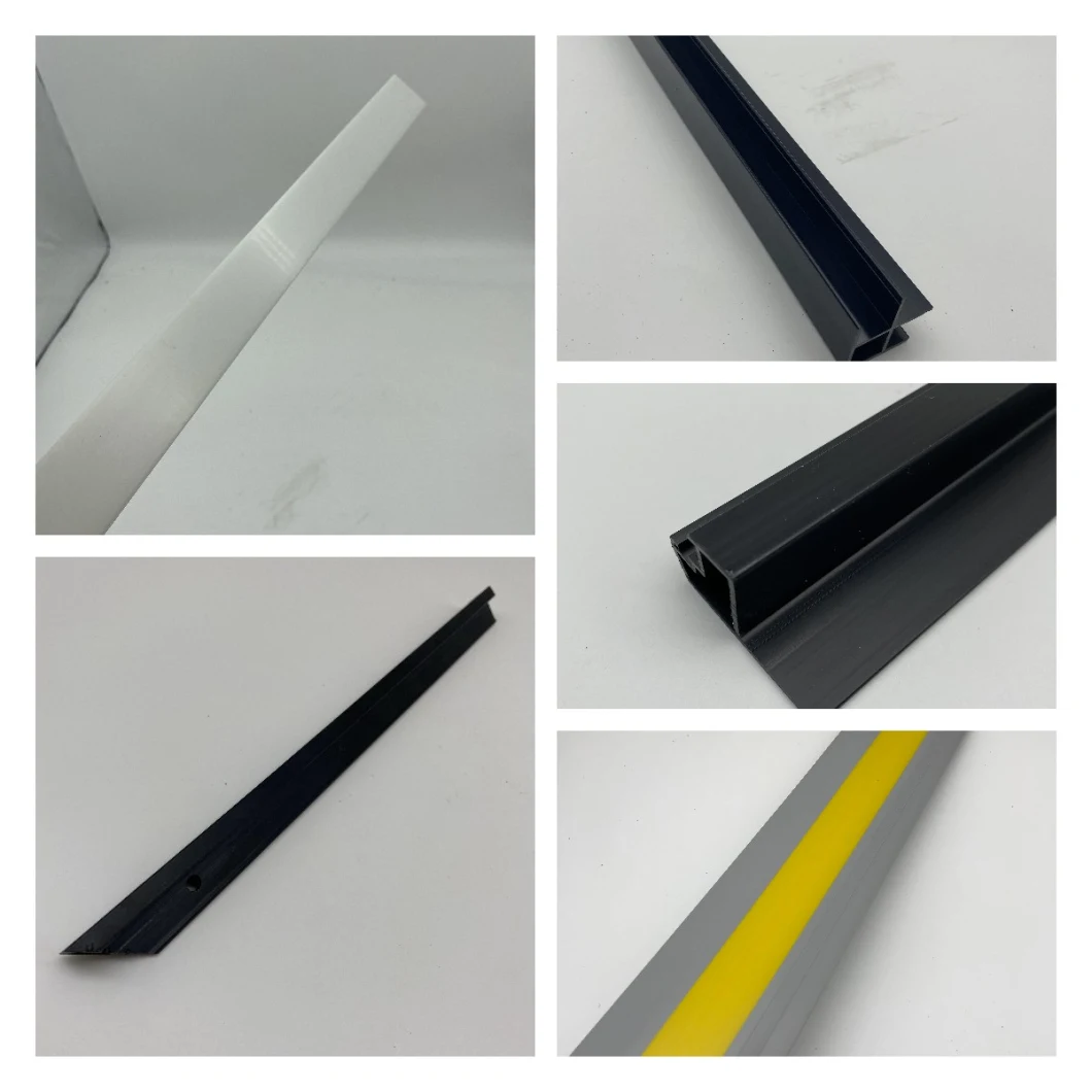 Factory Price Customized Rigid Plastic Extrusion L Shaped Plastic Extruded Profile