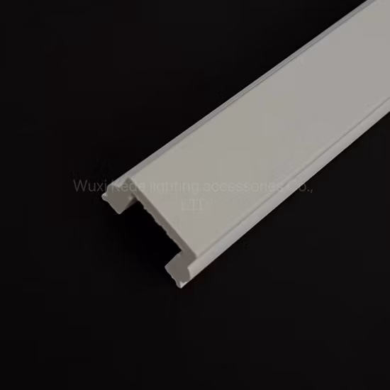 High Quality One - Line White Plastic Extruded PVC Profile