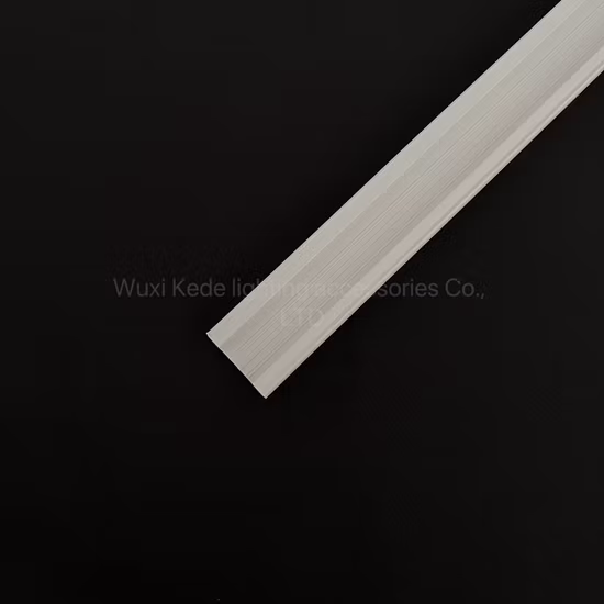 High Quality One - Line White Plastic Extruded PVC Profile