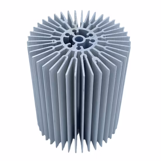 Dissipador de calor de anodização de anodização de perfil de revestimento em pó de revestimento em pó de alumínio extrudado OEM personalizado CNC