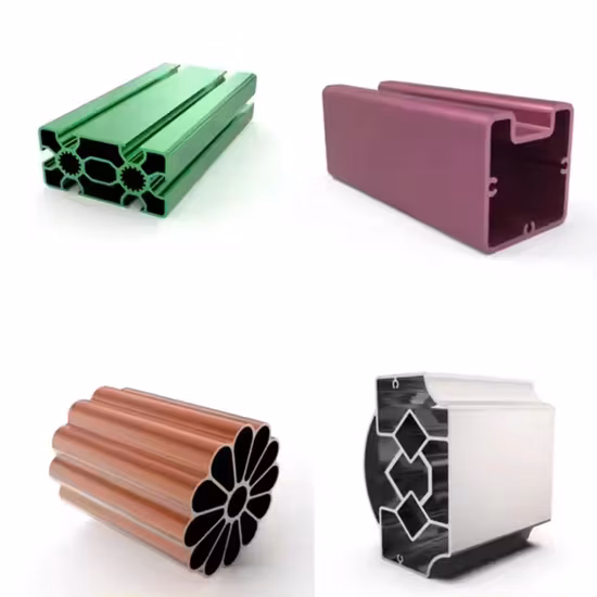Fabricante de perfil de alumínio perfil extrudado de alumínio anodizado 6063 T5 para industrial