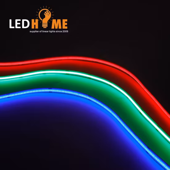 360/420/480/512 LEDs Ultrafino COB Fita LED flexível Iluminação LED sem pontos