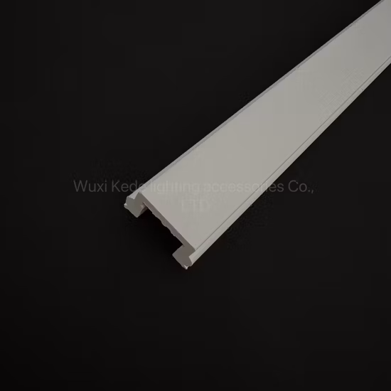 Perfil de PVC extrudado de plástico branco de alta qualidade de uma linha