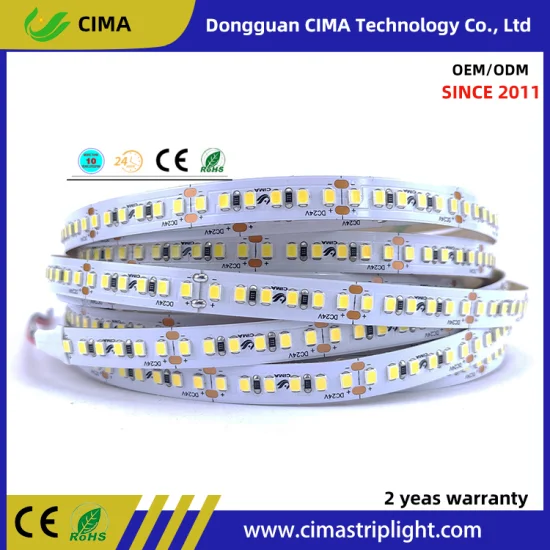 Vendas diretas da fábrica Mais populares CRI alto> 90 16-18lm Perfil de cobre flexível LED Strip Light SMD 5730 2835 5050